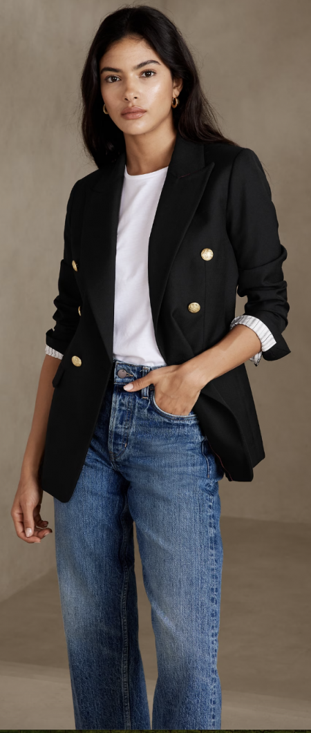 blazer dark - what to wear to a tech conference